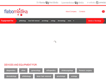 Tablet Screenshot of flebomedika.lv